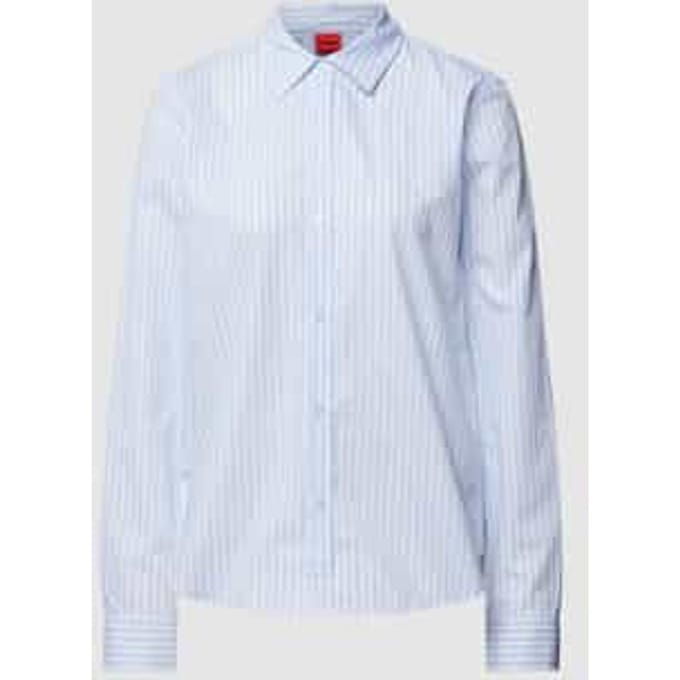 Overhemdblouse met streepmotief