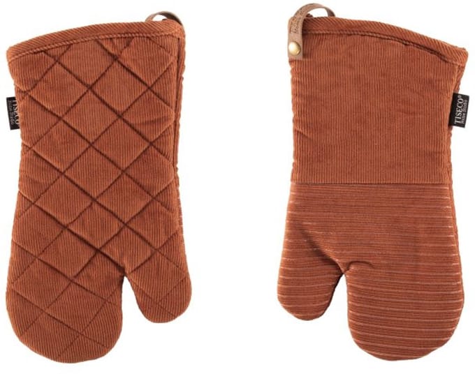 Tiseco - Ovenwant VELMAR - SET/2 - siliconen grip - 17x33 cm, cognac