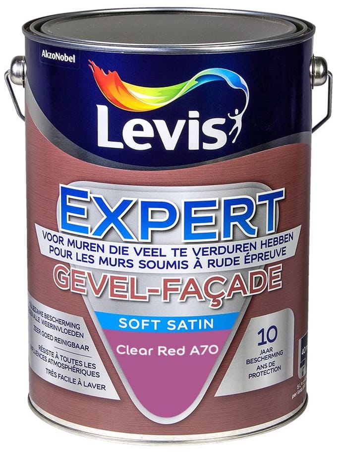 Levis - Expert Gevel Mix - Clear Red A70 - Mengverf - 5 L