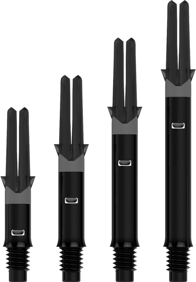 L-Style L-Shaft Silent Spinning Black - Dart Shafts Medium 330