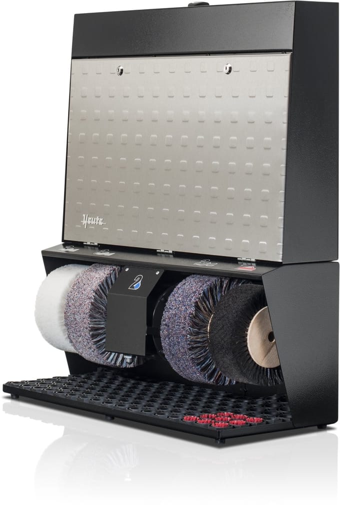 Heute Polifix 4 Super - Schoenpoetsmachine - Embossed V2A - House Black