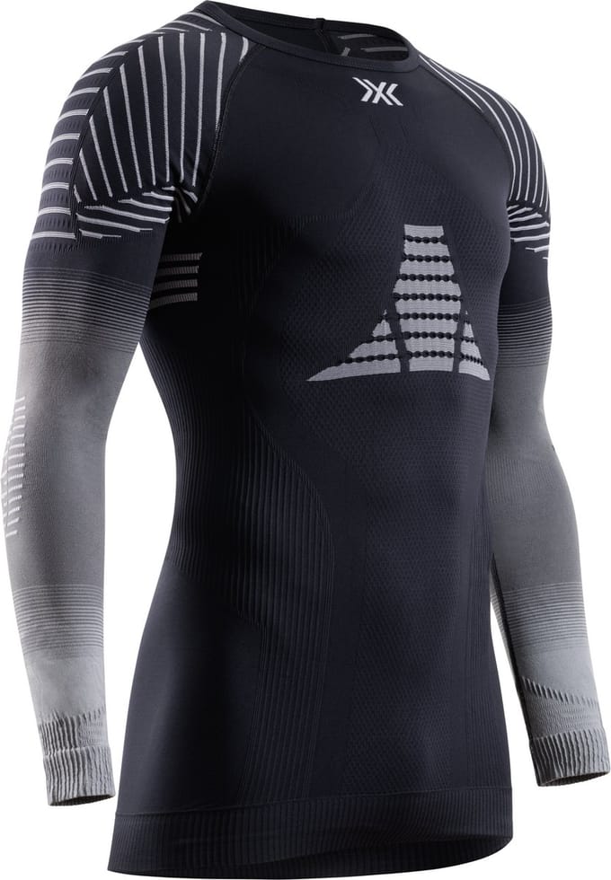 X-Bionic Invent Fx Shirt Lange Mouwen Heren - Zwart/Grijs - Maat M