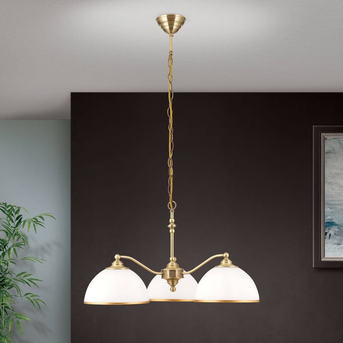ORION Hanglamp Old Lamp met kettingophanging, 3-lamps