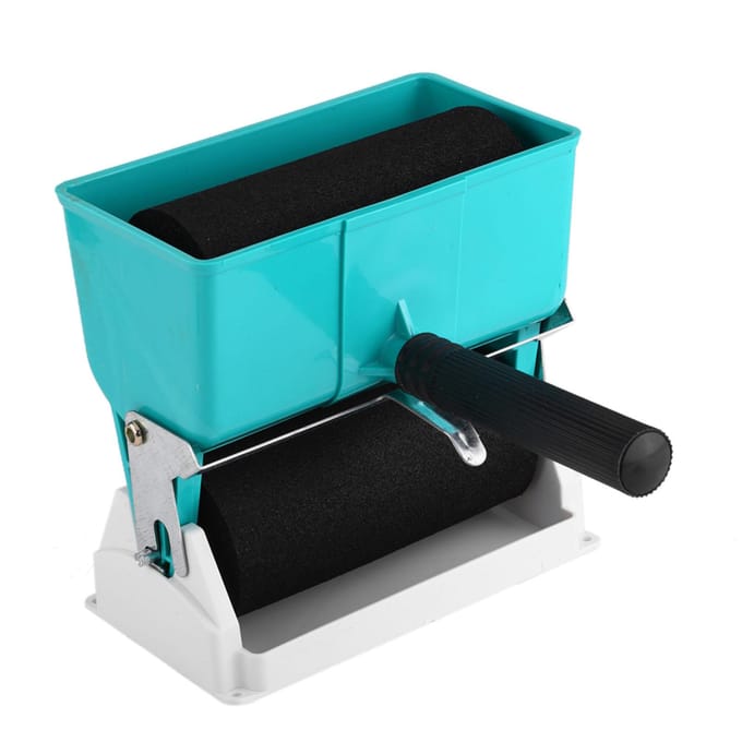 Draagbare handbediende lijmroller voor houtbewerking 6inch blue