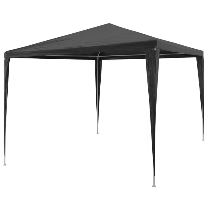 vidaXL - Partytent - 3x3 - m - PE - antraciet