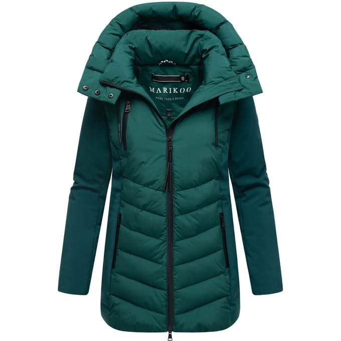 Marikoo dames winterjas Tivaa XVI met softshell & afneembare capuchon
