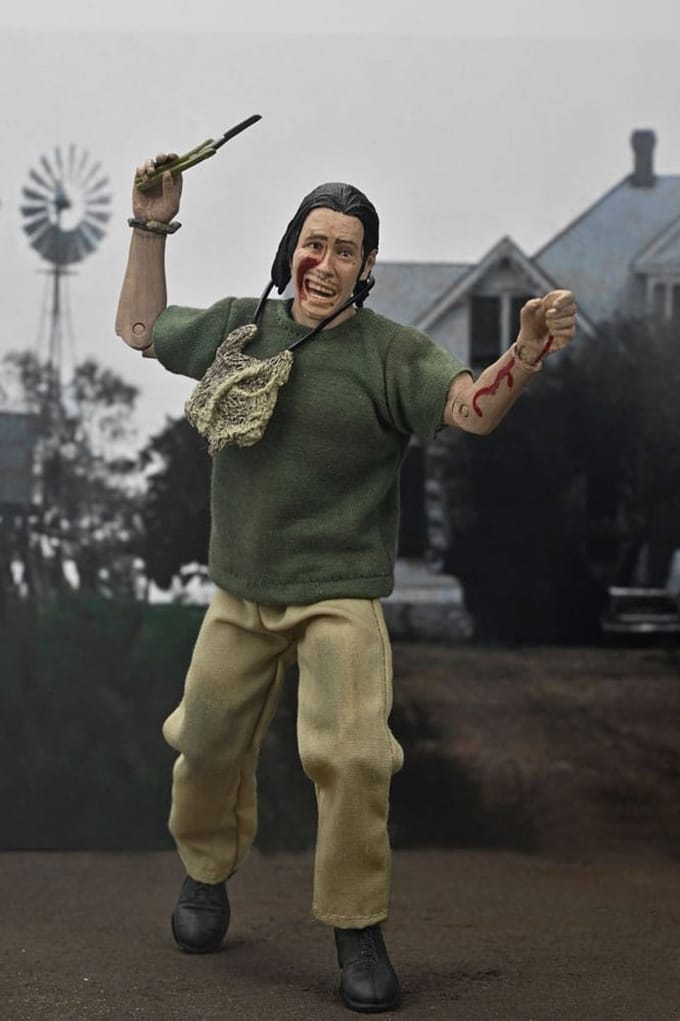 NECA Texas Chainsaw Massacre Clothed Action Figure The Hitchhiker 50th Anniversary 20 cm Action Figuur