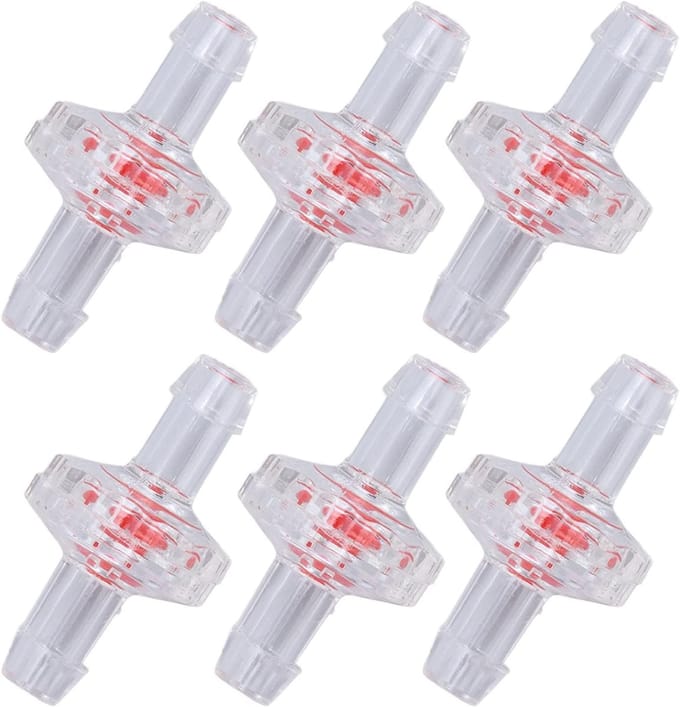 Rückschlagventil voor Bewateringssystemen - 10 Stuks - PP Plastic Slang Stop Membrane voor Inlaat en Voeding