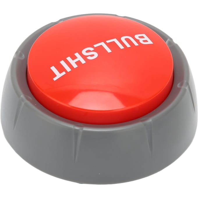 Bouton Pression Type Nonsense Buzzer d'Entraînement pour Animaux Cadeaux Malicieux Universel pour Bureau Étude Maison red