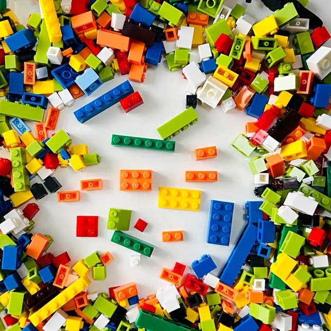 1000 STUKS Bulk Bouwstenen Creatief Educatief Speelgoed voor Kinderen STEM Leren Stenen Constructie Gratis willekeurige kleur grondplaat white