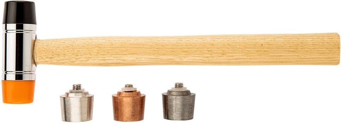 Uitdeukhamer - Ø 28mm - 250 gram - Met verwisselbare kop