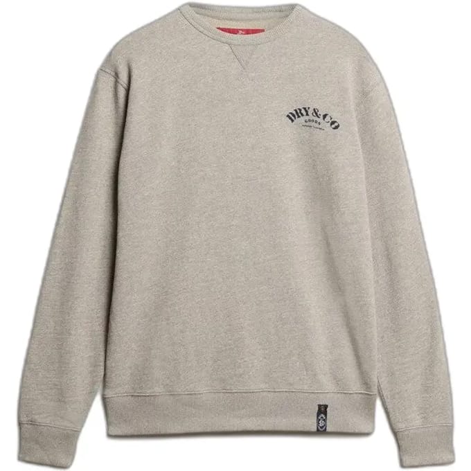 Superdry The Merchant Store Graphic Sweatshirt Grey Grootte: XL