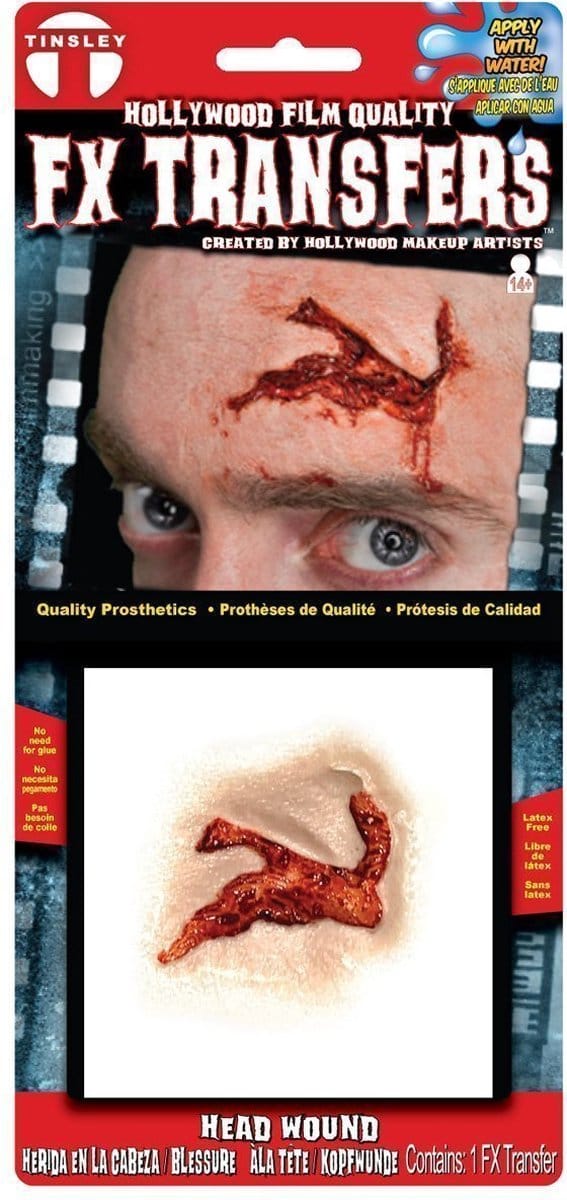 Small 3D FX Transfers - Hoofdwond