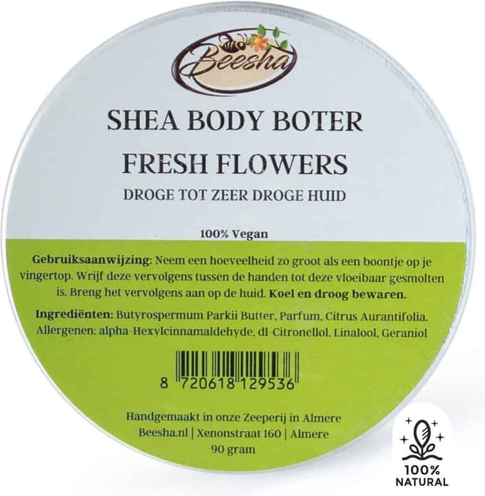 Beesha - Shea Body Boter Fresh Flowers