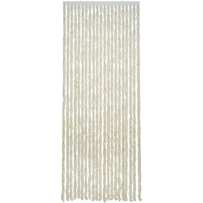 2LIF Martinique Wit-Zand Vliegengordijn deur - 90 x 210 cm