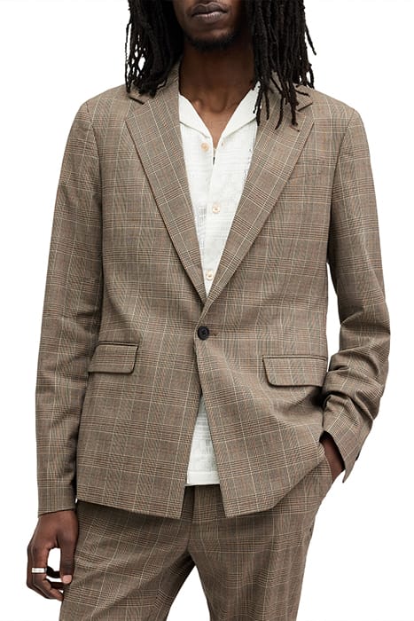 AllSaints Maffrett Blazer Stone Taupe Taglia: 34 | Blazers Outlet | Uomo | Nero
