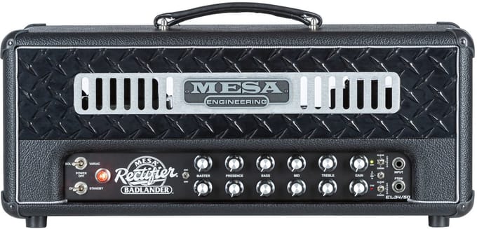 Mesa Boogie Badlander 50 Head Black Bronco Vinyl - Buizenversterker top voor elektrische gitaar