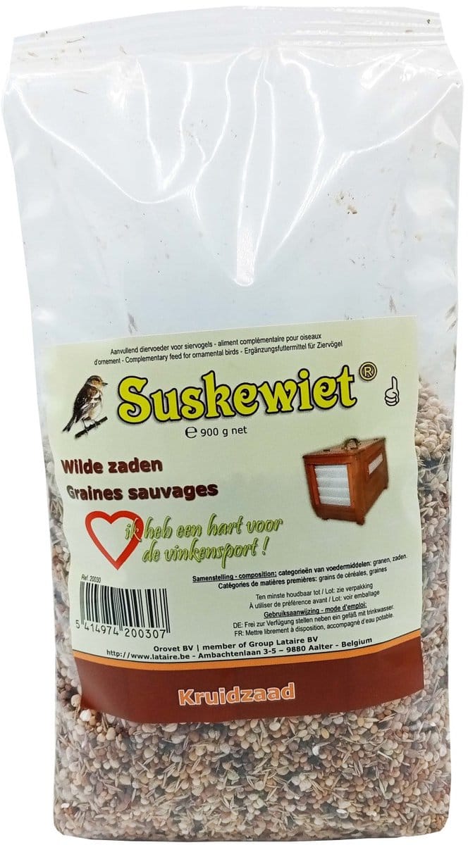 Suskewiet Wilde Zaden / Onkruidzaden 900g - voor vogels