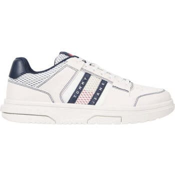 Tommy Hilfiger Blauwe Leren Heren Sneakers