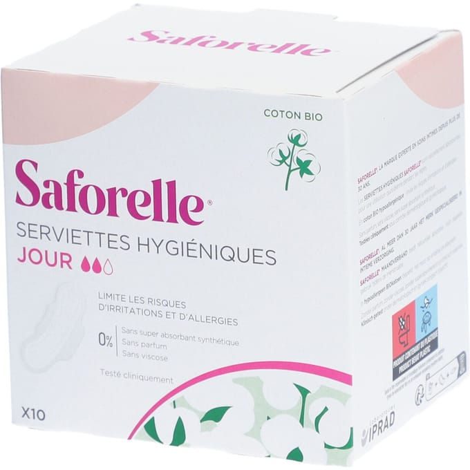 Saforelle Sanitaire Servetten Normaal 10 Sanitaire Servetten