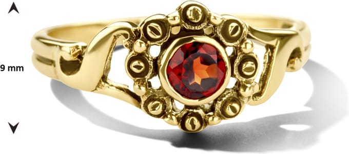 Vintage Ring Granaat