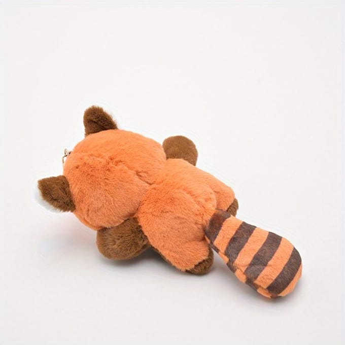 Schattige Cartoon Rode Panda Knuffel Hanger Kleine Wasbeer Pop Sleutelhanger Pop Speeltuin Pop brown