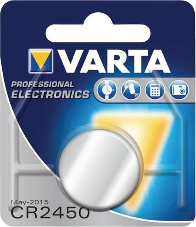 Varta Knoopcel Batterij CR2450 Lithium - 1 stuks