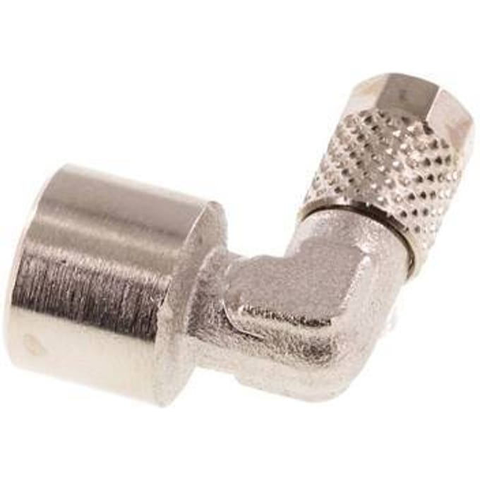 5x3 & G1/8'' Vernikkeld Messing L-Opsteekkoppeling Binnendraad [5 Stuks]