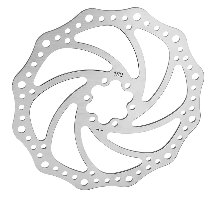 Mountainbike Schijfrem Rotor Staal 6 Gats Schijfrem Rotor Vervangingsonderdelen voor Bergweg white