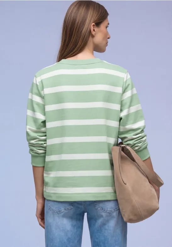 Gestreept sweatshirt