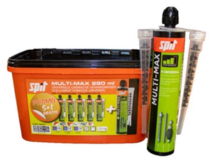 Spit Multi-max injectiemortel - 5+1 koker - 280 ml