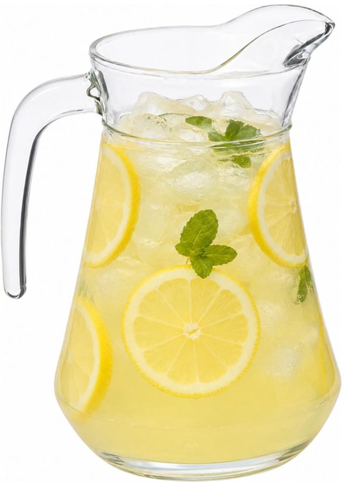 Alessandro Waterkan - 1.50 Liter - glas - schenkkan - waterkaraf - Limonadekan - transparante karaf