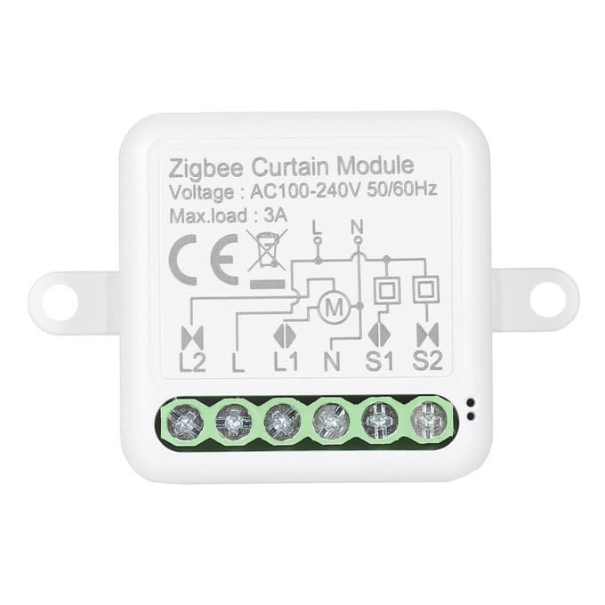 Zigbee 3.0 Mini relais intelligent commutateur WiFi 1 voie bricolage Module de commutateur de lumière intelligent application Smart Life 1CH Smart Module blanc
