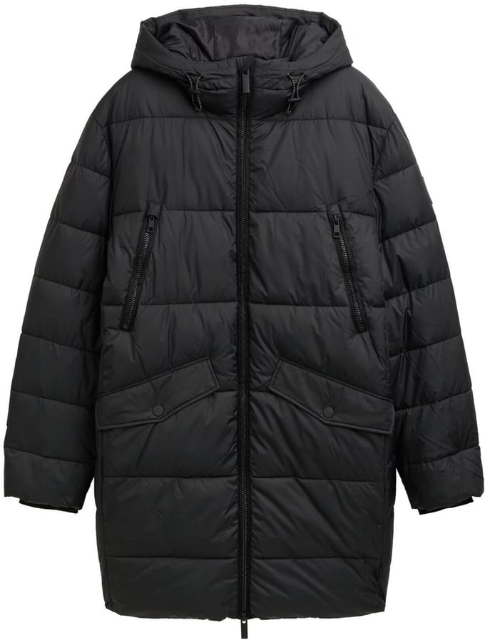 Tom Tailor - Pufferparka met capuchon - Maat S - Black