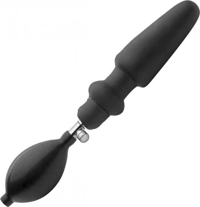 Master Series Opblaasbare buttplug met verwijderbare pomp