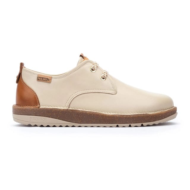 Pikolinos Baza - dames veterschoen - Wit - maat 37 (EU) 4 (UK)