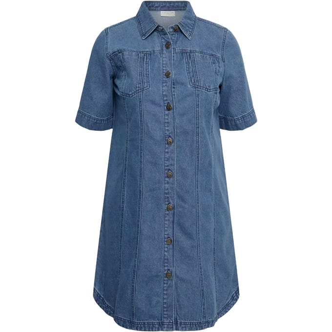 Dames denim jurk KAFFE Curve KCvalia