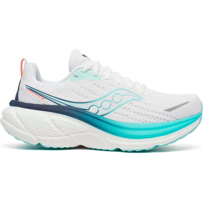 Saucony Hurricane 25 Stabiliteitsschoen Dames-wit, donkerblauw