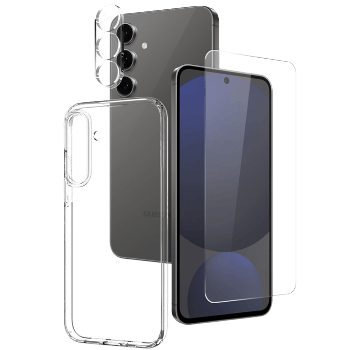 Northjo Samsung S25 Plus All-in-One Protection Pack Transparant