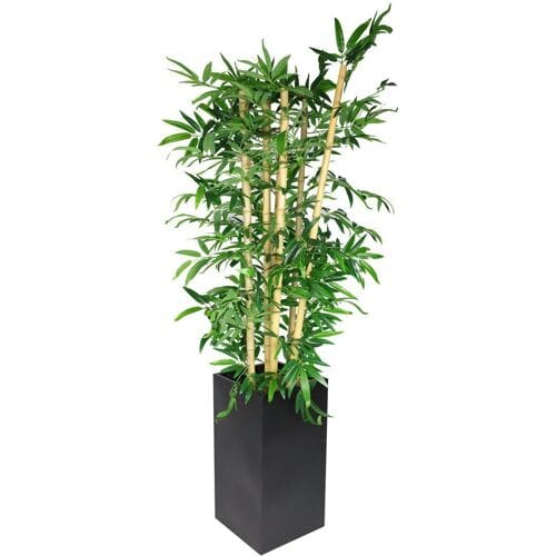 GGM Gastro Kunstpflanze "Bambus" - 210cm - mit Topf Groen