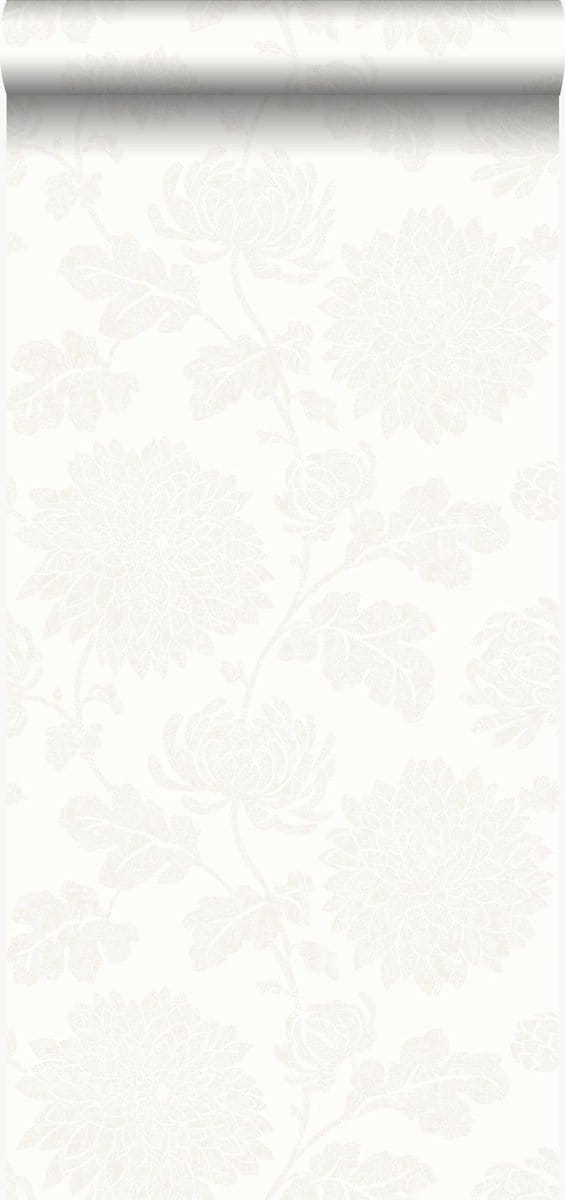 Origin Wallcoverings behang bloemen wit - 53 cm x 10.05 m - 326146