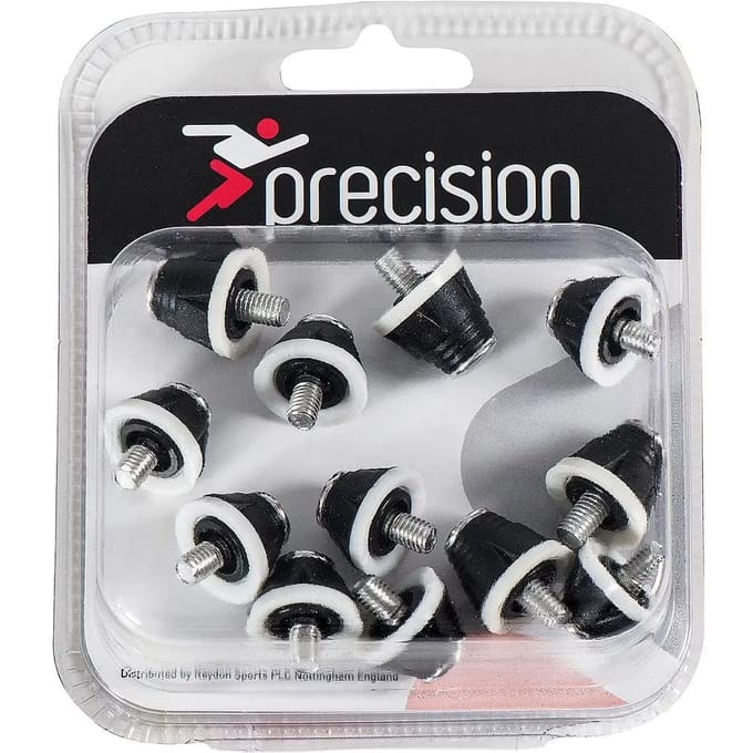 Precision Voetbalnoppen Premier Pro 14 Mm Alu Zwart/wit 12 Stuks