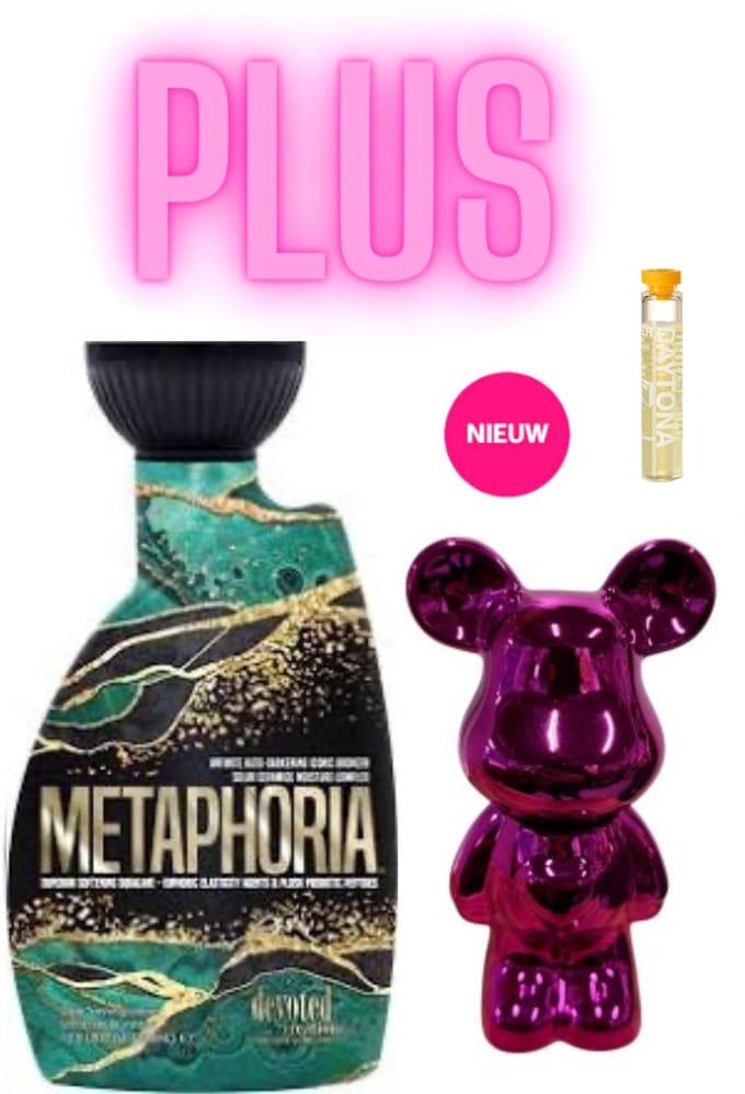 Devoted Creations Metaphoria 400 ml PLUS Beer Fuchsia 18 cm PLUS Daytona Olie 2ml