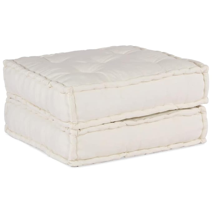 vidaXL - Modulaire - bankstel - 70x70x36 - crèmekleurig - stof