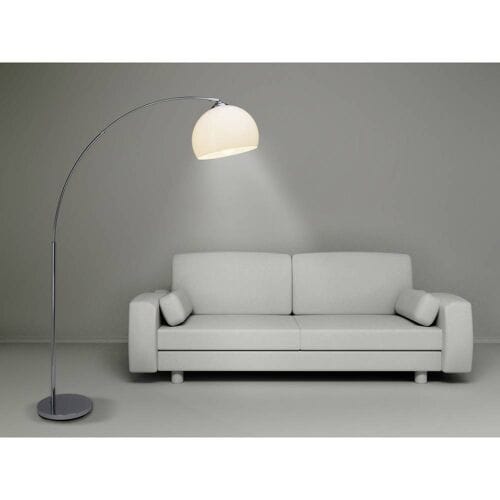 Brilliant Vessa 92940/75 Staande lamp LED E27 60 W Chroom, Wit