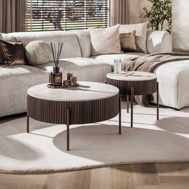 Hoyz salontafel ceramo - 80x80x40 cm