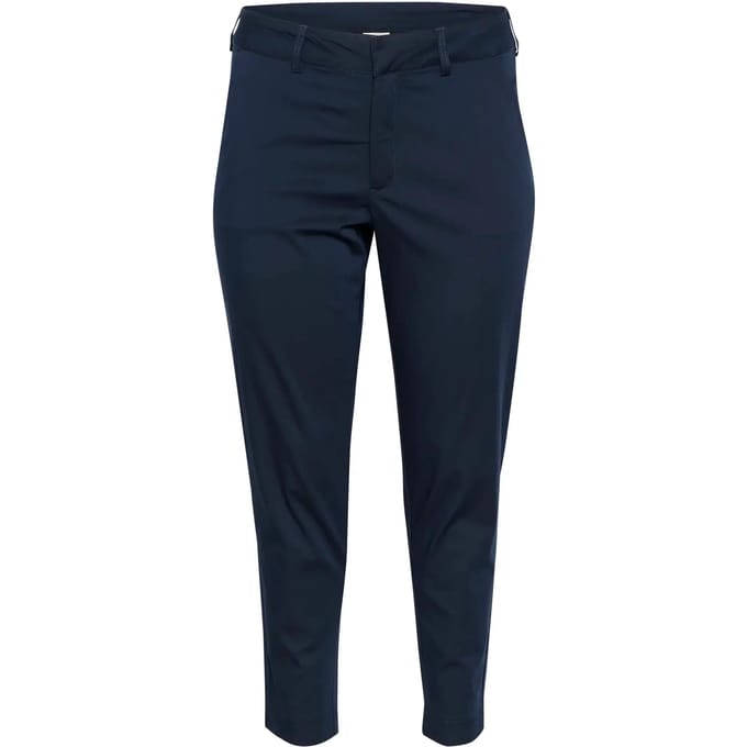 Damesbroek 7/8 chino KAFFE Curve Leana