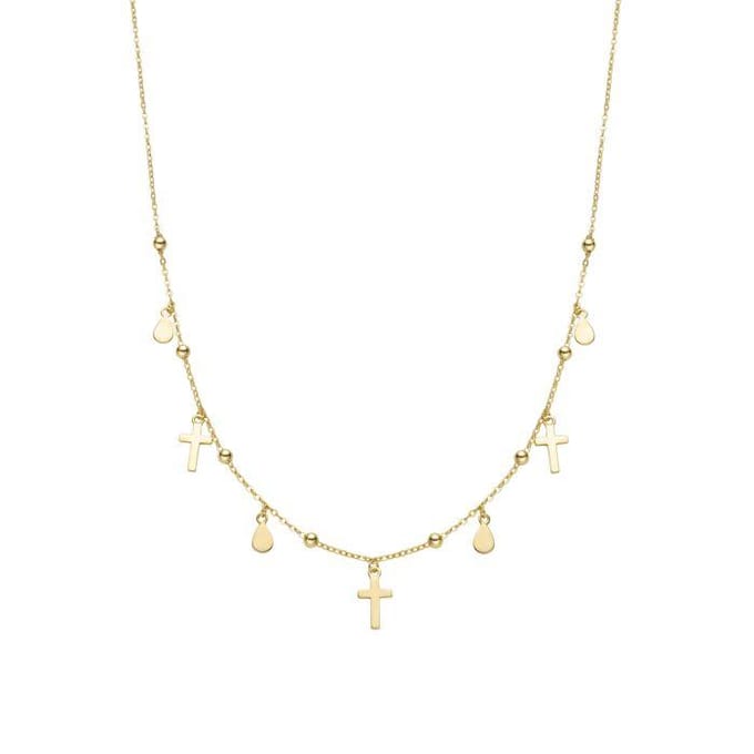 Luxenter Sterling Zilver 925 collier afgewerkt met 18K geel goud - Cirai