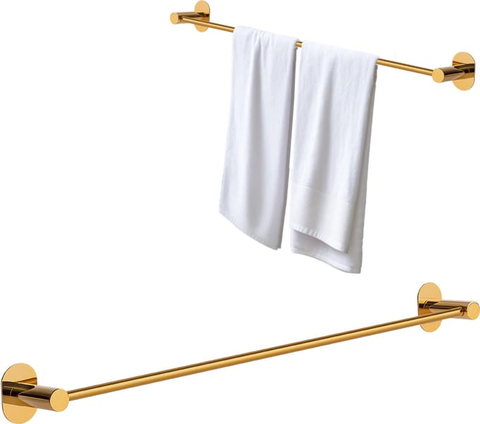 Laveo Miri - Handdoekhouder - 61cm - Goud