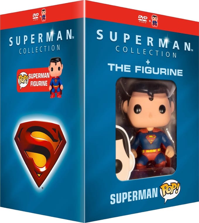 Superman collection 1 t/m 5 incl. Funko poppetje